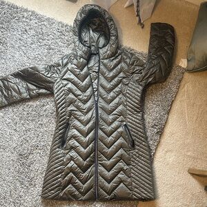 Michael Kors Metallic Gold Kids Puffer Jacket